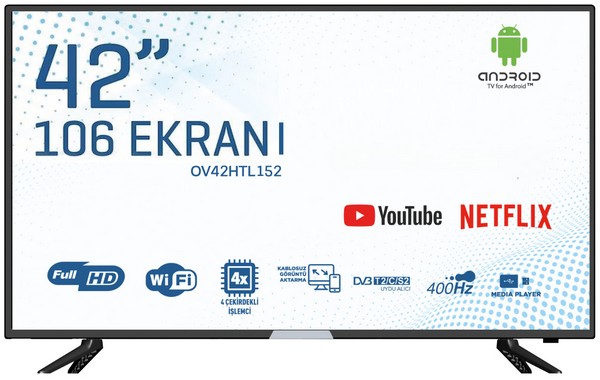 ONVO - 42 İnç Interaktif Otel TV - 106 cm