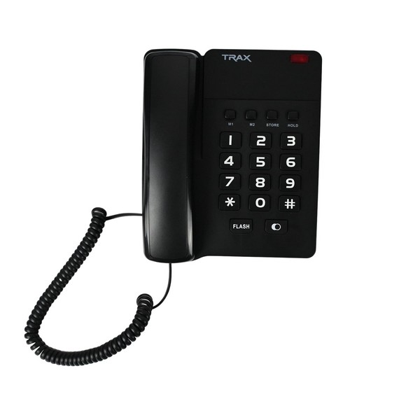 Duvar Tipi TD 205 Telefon - Siyah
