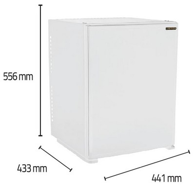 Blok Kapılı Inverter Kompresörlü Otel Minibar - Ölçüler