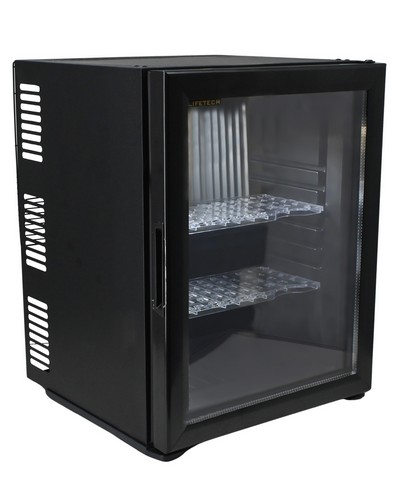 Cam Kapılı Termo Ekolojik Otel Minibar - Siyah